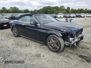 2023 Mercedes-Benz C 300 with VIN W1KWK8EB9PG131917, listed as a Copart auction lot 71820184 with 9,781 mi miles and Salvage Title. Bid and sale history available at DreamBid. Image 4.
