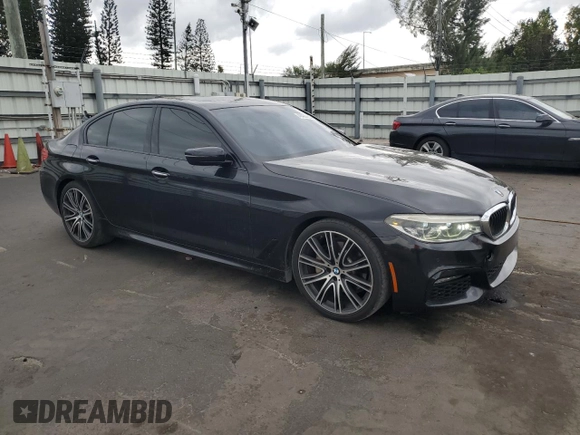 2017 BMW 5 Series 540i with VIN WBAJE5C39HG916555, listed as a Copart auction lot 48493625 with 95,592 mi miles and Clean Title. Bid and sale history available at carsss.com. Image 4.