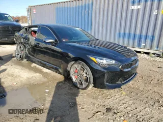 2020 Kia Stinger GT1 with VIN KNAE45LC1L6077634, listed as a Copart auction lot 76569584 with 22,359 mi miles and Salvage Title. Bid and sale history available at DreamBid. Image 4.