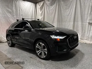 2019 Audi Q8 Prestige z VIN WA1CVAF11KD045166, wystawiony jako Copart lot #66735005 z przebiegiem 100 074 mil mil oraz Czysty tytuł • Clean title. Historia ofert i sprzedaży dostępna na DreamBid. Obrazek 1.