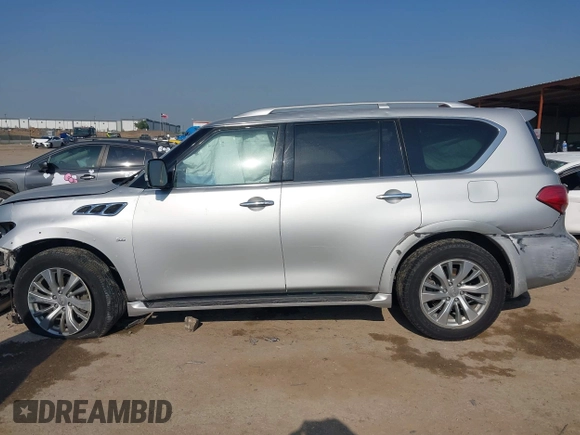 2017 Infiniti QX80 z VIN JN8AZ2NF0H9645147, wystawiony jako IAAI lot #42046252 z przebiegiem 98 759 mil mil oraz . Historia ofert i sprzedaży dostępna na DreamBid. Obrazek 15.
