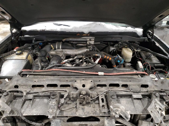 2015 GMC Sierra 2500HD Denali with VIN 1GT120E84FF194549, listed as a Copart auction lot 43583425 with 214,773 mi miles and Salvage Title. Bid and sale history available at carsss.com. Image 12.
