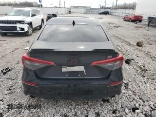 2022 Honda Civic Si with VIN 2HGFE1E55NH473130, listed as a Copart auction lot 46114755 with 34,367 mi miles and Salvage Title. Bid and sale history available at DreamBid. Image 6.