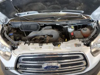 2019 Ford Transit Passenger XL with VIN 1FBZX2ZM9KKA06377, listed as a Copart auction lot 43144675 with 105,313 mi miles and Salvage Title. Bid and sale history available at DreamBid. Image 14.