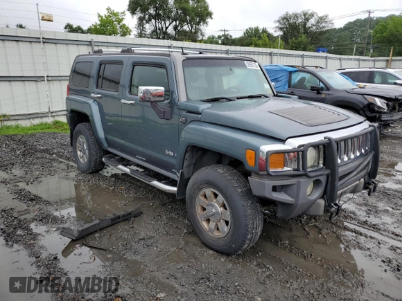 2006 Hummer H3 with VIN 5GTDN136068182763, listed as a Copart auction lot 81351774 with 198,247 mi miles and Non Repairable. Bid and sale history available at DreamBid. Image 4.