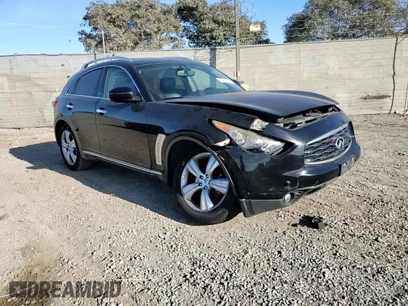 2010 Infiniti FX with VIN JN8AS1MU5AM802317, listed as a Copart auction lot 41622005 with 144,430 mi miles and Salvage title. Bid and sale history available at DreamBid. Image 12.
