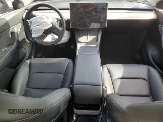 2022 Tesla Model Y Long Range with VIN 7SAYGDEE6NA007215, listed as a Copart auction lot 49749135 with 38,208 mi miles and Salvage Title. Bid and sale history available at carsss.com. Image 8.