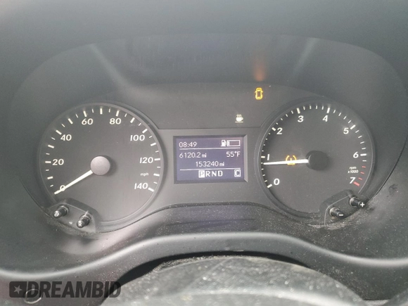 2016 Mercedes-Benz Metris Passenger with VIN WD4PG2EE7G3081989, listed as a Copart auction lot 59225835 with 153,240 mi miles and Salvage title. Bid and sale history available at DreamBid. Image 9.