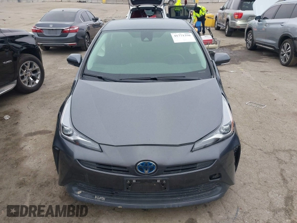 2022 Toyota Prius L Eco with VIN JTDKAMFU3N3190079, listed as a IAAI auction lot 41771356 with 52,607 mi miles and . Bid and sale history available at DreamBid. Image 12.