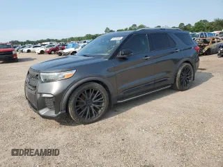 2020 Ford Explorer Platinum z VIN 1FM5K8HC5LGA34794, wystawiony jako Copart lot #59169905 z przebiegiem Nie podano mil oraz Szkoda całkowita • Salvage title. Historia ofert i sprzedaży dostępna na DreamBid. Obrazek 1.