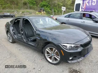 2018 BMW 4 Series 430i xDrive with VIN WBA4J3C59JBG95866, listed as a Copart auction lot 55706335 with 54,253 mi miles and Clean Title. Bid and sale history available at carsss.com. Image 4.