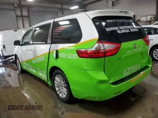 2015 Toyota Sienna XLE с VIN 5TDYK3DC9FS601304, выставлен на аукционе Copart как лот 51118295 с пробегом 153 121 миль миль и Списание • Salvage title. История ставок и продаж доступна на DreamBid. Изображение 2.