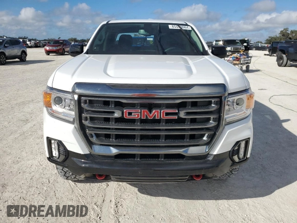 2021 GMC Canyon 4WD AT4 w/Cloth with VIN 1GTG6FEN5M1227253, listed as a Copart auction lot 85593064 with 0 mi miles and Non Repairable. Bid and sale history available at carsss.com. Image 5.