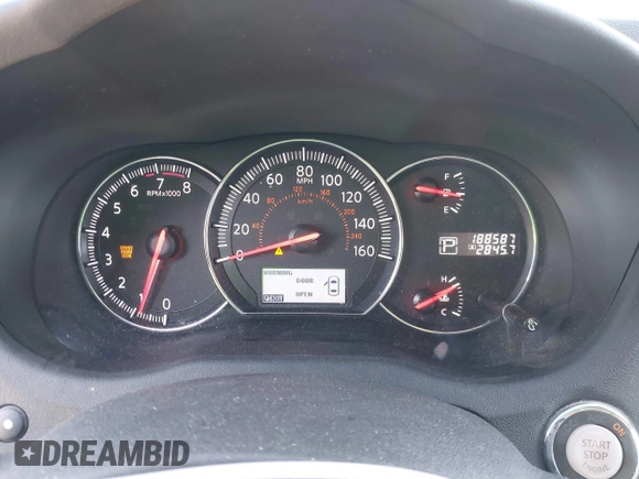 2012 Nissan Maxima SV with VIN 1N4AA5AP1CC860802, listed as a IAAI auction lot 41758190 with 188,587 mi miles and . Bid and sale history available at DreamBid. Image 7.