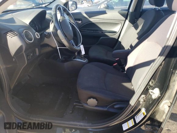 2019 Mitsubishi Mirage SE z VIN ML32F4FJ6KHF05758, wystawiony jako Copart lot #80704674 z przebiegiem 116 434 mil mil oraz Szkoda całkowita • Salvage title. Historia ofert i sprzedaży dostępna na DreamBid. Obrazek 7.