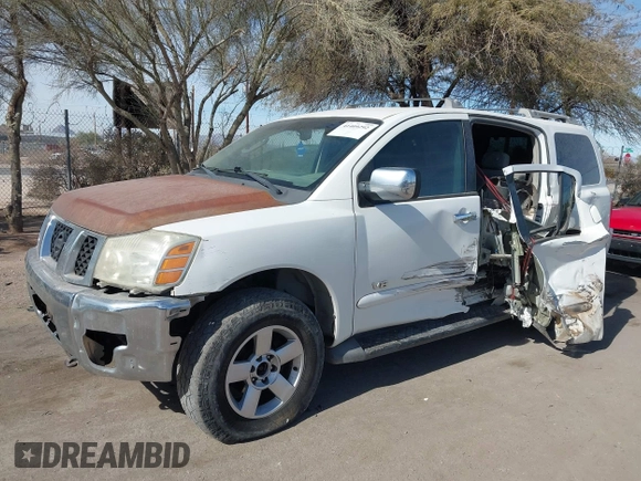 2006 Nissan Armada LE с VIN 5N1AA08B76N726663, выставлен на аукционе IAAI как лот 41409292 с пробегом 227 802 миль миль и . История ставок и продаж доступна на DreamBid. Изображение 6.