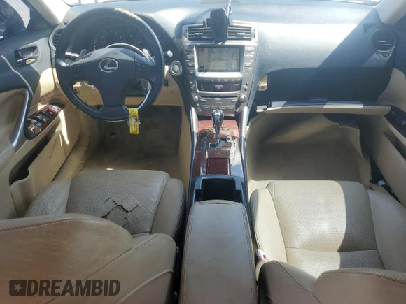 2006 Lexus IS 250 z VIN JTHBK262562017654, wystawiony jako Copart lot #55557615 z przebiegiem 188 537 mil mil oraz Szkoda całkowita • Salvage title. Historia ofert i sprzedaży dostępna na DreamBid. Obrazek 8.
