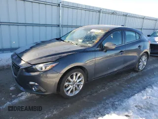 2015 Mazda 3 S Grand Touring with VIN JM1BM1M33F1221067, listed as a Copart auction lot 88398405 with 100,168 mi miles and Salvage Title. Bid and sale history available at DreamBid. Image 1.