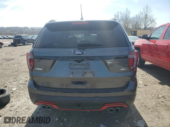 2018 Ford Explorer Sport with VIN 1FM5K8GT0JGB41704, listed as a Copart auction lot 50730935 with 92,621 mi miles and Salvage Title. Bid and sale history available at DreamBid. Image 6.