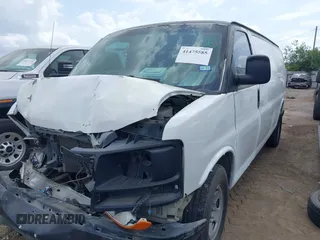2017 Chevrolet Express Cargo with VIN 1GCZGHFG1H1340415, listed as a IAAI auction lot 41475585 with Not provided miles and . Bid and sale history available at DreamBid. Image 2.