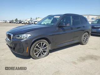 2022 BMW X3 M40i with VIN 5UX83DP06N9J37372, listed as a Copart auction lot 50807105 with 70,070 mi miles and Salvage Title. Bid and sale history available at carsss.com. Image 1.