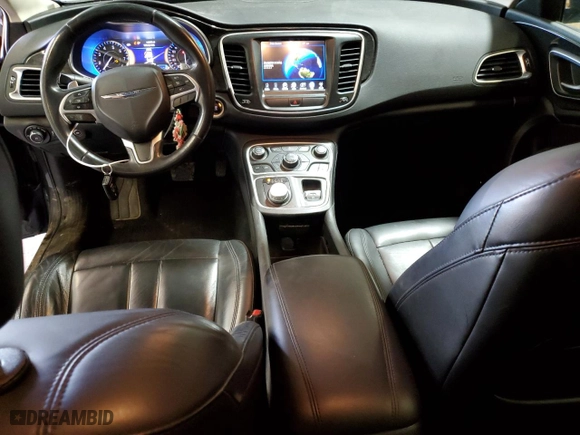 2015 Chrysler 200 C with VIN 1C3CCCEG3FN644278, listed as a Copart auction lot 50425775 with 148,035 mi miles and Salvage Title. Bid and sale history available at carsss.com. Image 8.