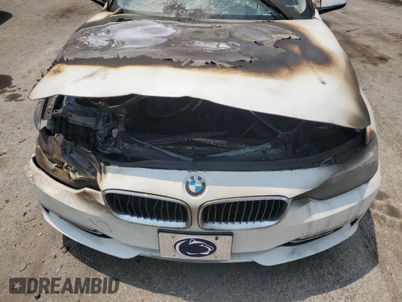 2013 BMW 3 Series 328i xDrive with VIN WBA3B5C55DF592149, listed as a Copart auction lot 59228605 with Not provided miles and Salvage title. Bid and sale history available at DreamBid. Image 11.