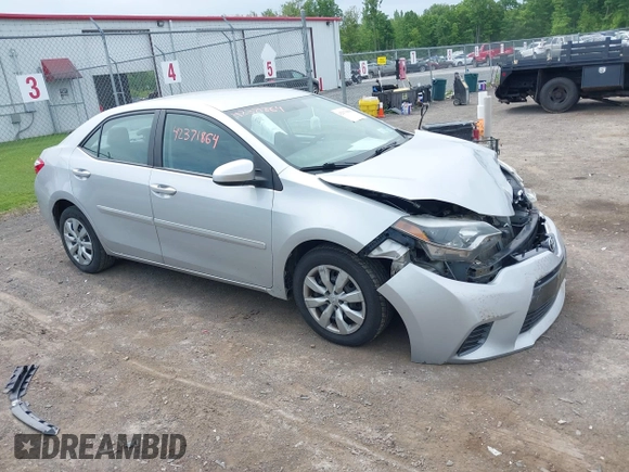 2015 Toyota Corolla L z VIN 2T1BURHE2FC284845, wystawiony jako IAAI lot #42371864 z przebiegiem 133 098 mil mil oraz . Historia ofert i sprzedaży dostępna na DreamBid. Obrazek 1.