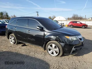2010 Acura MDX Technology with VIN 2HNYD2H48AH529505, listed as a Copart auction lot 50682825 with 122,832 mi miles and Salvage Title. Bid and sale history available at DreamBid. Image 4.