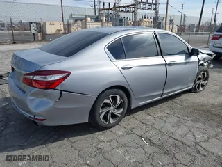 2017 Honda Accord Sedan LX with VIN 1HGCR2F30HA284608, listed as a IAAI auction lot 41808285 with 165,120 mi miles. Bid and sale history available at carsss.com. Image 4.