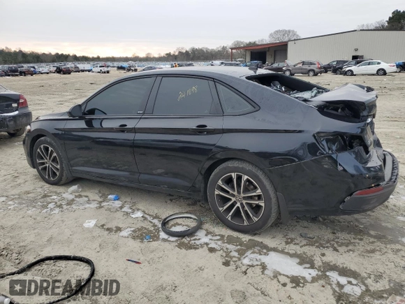 2024 Volkswagen Jetta Sport with VIN 3VWBM7BU4RM033919, listed as a Copart auction lot 88793085 with 35,761 mi miles and Salvage title. Bid and sale history available at DreamBid. Image 2.