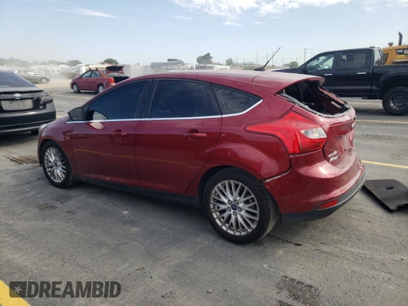 2014 Ford Focus Titanium with VIN 1FADP3N25EL118551, listed as a Copart auction lot 59814515 with 160,813 mi miles and Salvage title. Bid and sale history available at DreamBid. Image 2.