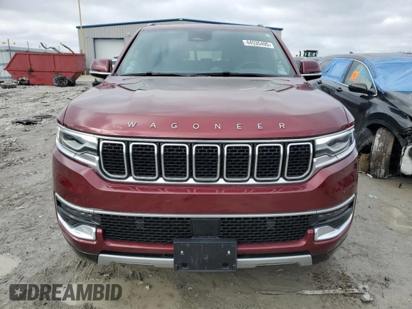 2022 Jeep Wagoneer Series II with VIN 1C4SJVBT0NS115915, listed as a Copart auction lot 44535495 with 25,437 mi miles and Clean title. Bid and sale history available at DreamBid. Image 5.