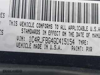 2016 Jeep Grand Cherokee Limited 75th Anniversary with VIN 1C4RJFBG4GC415154, listed as a IAAI auction lot 41789318 with 115,719 mi miles. Bid and sale history available at carsss.com. Image 9.