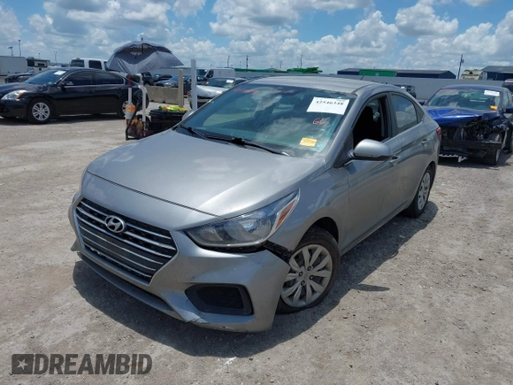 2021 Hyundai Accent SE with VIN 3KPC24A64ME146612, listed as a IAAI auction lot 42546348 with 79,792 mi miles and . Bid and sale history available at DreamBid. Image 2.