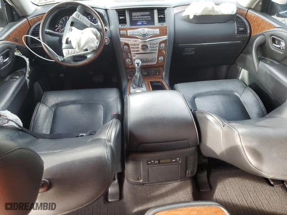 2019 Infiniti QX80 LUXE with VIN JN8AZ2NF3K9681793, listed as a Copart auction lot 49930475 with 83,923 mi miles and Salvage Title. Bid and sale history available at carsss.com. Image 8.