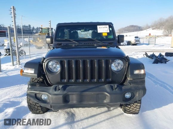 2022 Jeep Wrangler Unlimited Sport with VIN 1C4HJXDG5NW157317, listed as a IAAI auction lot 41374590 with 67,632 mi miles and . Bid and sale history available at DreamBid. Image 13.
