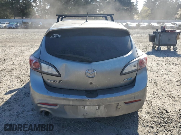 2013 Mazda 3 i Touring with VIN JM1BL1LP2D1829134, listed as a Copart auction lot 53386455 with Not Provided miles and Salvage Title. Bid and sale history available at DreamBid. Image 6.
