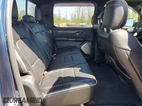 2021 Ram 1500 Limited with VIN 1C6SRFHTXMN830128, listed as a Copart auction lot 55798585 with 44,954 mi miles and Clean title. Bid and sale history available at DreamBid. Image 10.