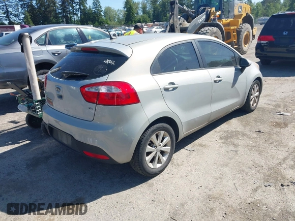 2013 Kia Rio SX with VIN KNADN5A32D6120598, listed as a IAAI auction lot 42342103 with 121,081 mi miles and . Bid and sale history available at DreamBid. Image 4.