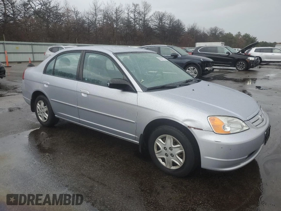 2003 Honda Civic LX z VIN 2HGES16593H517212, wystawiony jako Copart lot #50229755 z przebiegiem 68 033 mil mil oraz Czysty tytuł • Clean title. Historia ofert i sprzedaży dostępna na DreamBid. Obrazek 4.