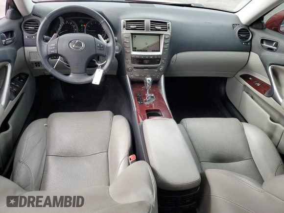 2006 Lexus IS 250 with VIN JTHCK262662004691, listed as a Copart auction lot 56769385 with 96,815 mi miles and Salvage title. Bid and sale history available at DreamBid. Image 8.