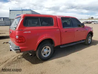 2001 Ford F-150 SuperCrew XLT with VIN 1FTRW08L41KE05465, listed as a Copart auction lot 46956725 with 276,256 mi miles and Salvage Title. Bid and sale history available at carsss.com. Image 3.