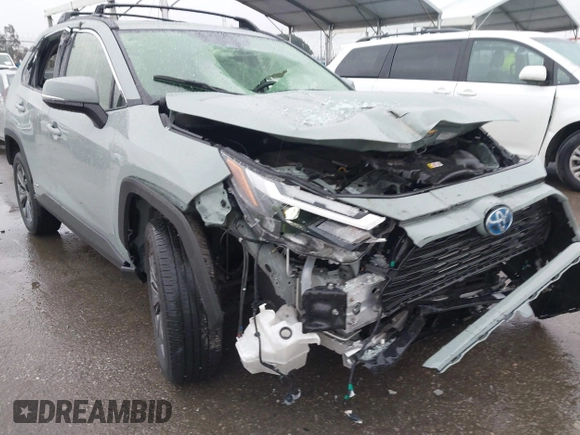 2023 Toyota RAV4 Hybrid XLE Premium with VIN JTMB6RFVXPD104349, listed as a IAAI auction lot 41730288 with 30,904 mi miles. Bid and sale history available at carsss.com. Image 6.