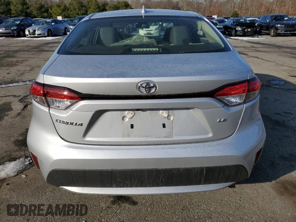2022 Toyota Corolla LE with VIN JTDVPMAE4N3033396, listed as a Copart auction lot 42368705 with 44,637 mi miles and Salvage Title. Bid and sale history available at carsss.com. Image 6.