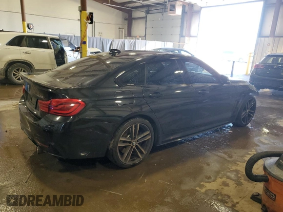2019 BMW 4 Series 440i xDrive with VIN WBA4J7C52KBM74826, listed as a Copart auction lot 41975995 with 58,930 mi miles and Salvage Title. Bid and sale history available at carsss.com. Image 3.