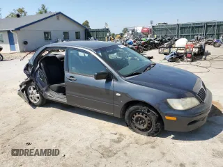 2002 Mitsubishi Lancer LS with VIN JA3AJ36E32U030366, listed as a Copart auction lot 68933044 with 0 mi miles and Salvage Title. Bid and sale history available at carsss.com. Image 4.