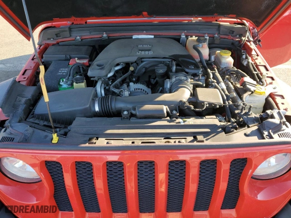 2018 Jeep Wrangler Unlimited Sport S with VIN 1C4HJXDG6JW238420, listed as a Copart auction lot 88030515 with 76,922 mi miles and Salvage Title. Bid and sale history available at carsss.com. Image 12.