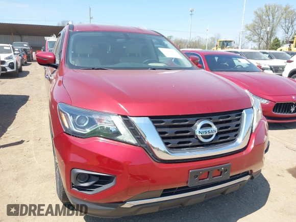 2017 Nissan Pathfinder SL with VIN 5N1DR2MM2HC639034, listed as a IAAI auction lot 42099685 with 90,935 mi miles. Bid and sale history available at carsss.com. Image 6.