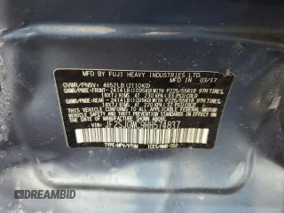 2017 Subaru Forester Touring with VIN JF2SJGWC9HH574837, listed as a Copart auction lot 60128065 with Not provided miles and Salvage title. Bid and sale history available at DreamBid. Image 13.